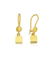barika Jewelry Kadın Küp Detay Altın Küpe