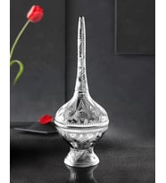 Gül Suyu Şişesi Güldanlık Kolonyalık Gümüş Renk