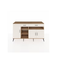 Kronos Konsol 5 Raflı 2 Çekmeceli 3 Kapaklı 176x59x99 Çam-Aytaşı