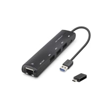 Usb Type-c 3.2 Gen1 Hub Gigabit Lan 4 Port 5 Gbps Siyah HDX7897