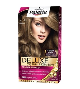 Palette Deluxe Yağ Bakımlı Saç Boyası 7-0 Kumral