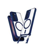 Samsung Galaxy S23 Plus Kılıf Enka Magsafe Silikon Kılıf - Lacivert