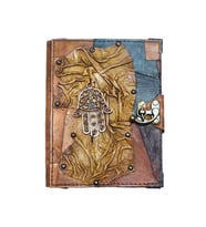 Deffter Krafton Deri Çizgisiz Defter / Naturel (S) 64238-0