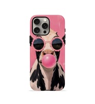iPhone 15 Pro Max Vorian Çift Katmanlı MagSafe Kılıf Bubblegum Cow