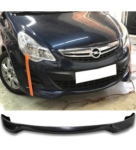 Opel Corsa D Steinmetz Ön Ek Plastik Siyah karlık-ön-ek-bodykit 2011 2012 2013 2014 Makyajlı Kasa