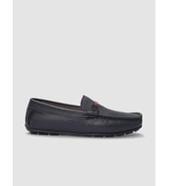 Hakiki Deri Lacivert Tokalı Erkek Loafer