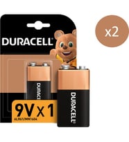 Duracell Basic 9 Volt Pil 2 Adet 2'li Paket