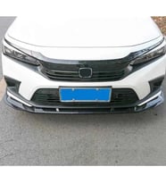 Honda Civic FE 3 Parça Ön Lip Plastik Parlak Siyah karlık-ön-ek-bodykit 2022 ve üzeri