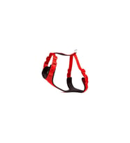 Doggie Havalı Dokumadan El Yapımı Köpek Göğüs Tasması XXL-2,5X70-80cm - Red