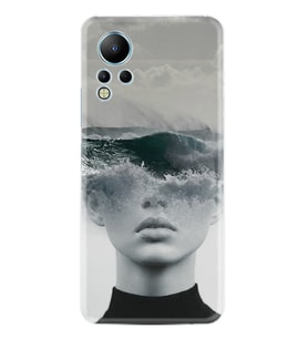 Infınix Note 12 Kılıf Resimli Desenli Baskılı Silikon Mistic Woman 1361