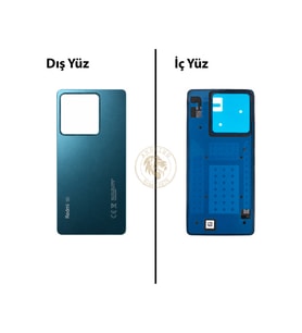 Yapıştırıcı Redmi Note 13 5G Mavi Yapıştırıcı Arka Pil Kapağı + Yapıştırıcı ve Vida Seti