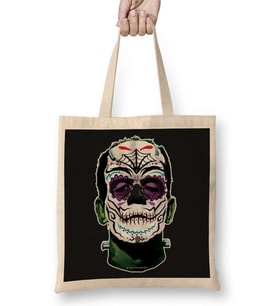 Dia De Los Muertos Day Of The Dead Monster Bez Çanta Uzun Saplı