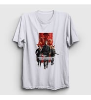 Presmono Unisex Beyaz Poster Inglourious Basterds T-Shirt 461003tt