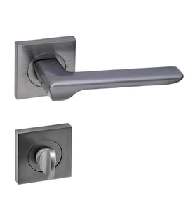 Arpat Sofia Kare Rozetli Wc Kapı Kolu Effect Füme ( Özel Renk )