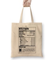 Bts Nutritional Facts 01 Bez Çanta Uzun Saplı