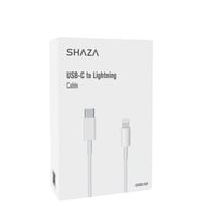 Shaza USB C- Lightning 1M 27W Destekli Şarj ve Data Kablosu SG2002L/WT