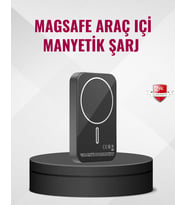 Magsafe Araç Telefon Tutucu 15W Hızlı Şarj Type-C Girişli