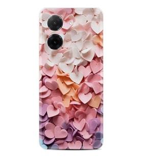 Xiaomi Redmi A5 4G Kılıf Boutique Baskılı Resimli Renkli Kalpler Pcode -040