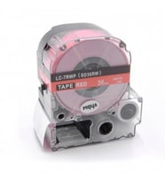 Tonersepeti Epson LC-7RWP Kırmızı Üzeri Siyah 36MM 8 Metre Muadil Etiket