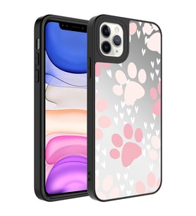 Apple iPhone 11 Pro Kılıf Aynalı Desenli Kamera Korumalı Parlak Zore Mirror Kılıf Pati