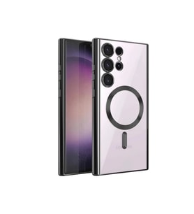 Newface Samsung Galaxy S24 Ultra Kılıf Kross Magneticsafe Kapak - Siyah