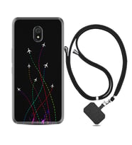 Xiaomi Redmi 8A 8 Pro 9C 9T 10C 11T Pro Kılıf Boyun Askılı Silikon Line Planet 1736