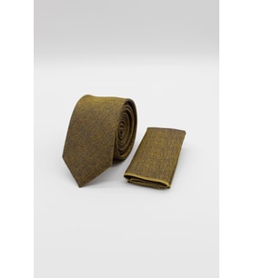 Hardal Desenli 6 Cm Kravat 1090245302_810