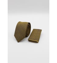 Hardal Desenli 6 Cm Kravat 1090245302_810