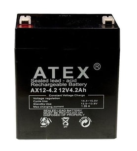 Atex AX12-4.2 12 Volt 4.2 Amper Kuru Akü 90x70x101 Mm