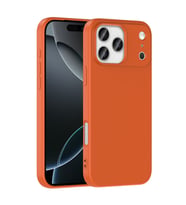 Apple iPhone 17 Pro Uyumlu Kılıf Zore Mara Lansman Kapak (Turuncu)