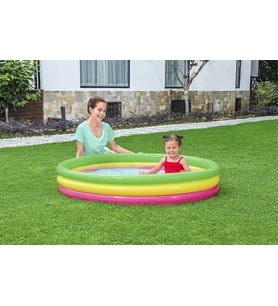 Bestway Havuz Şişirilebilir Zemin 3 Bölmeli 152X30 Cm 51103 (Çok Renkli)