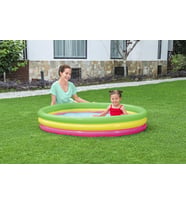 Bestway Havuz Şişirilebilir Zemin 3 Bölmeli 152X30 Cm 51103 (Çok Renkli)