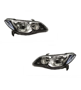 Honda Cıvıc FD6 Far Lambası Sağ-Sol Takım 2006-2008 Ns