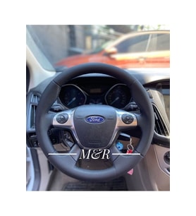 FORD FOCUS ARACA ÖZEL  KAPLAMA DERİ DİREKSİYON KILIFI