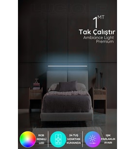 Şerit LED Renk Değiştiren Uzaktan Kumandalı Led Işık Animasyon Renk Bumavi