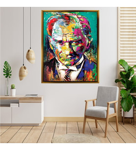 ÇERÇEVELİ ATATÜRK TABLO S613