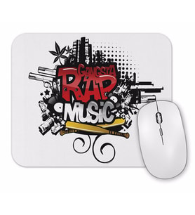Gangsta Rap Music Müzik Mouse Pad.jpg