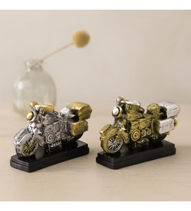 Vintage Motor Biblo Reçine 6.5x8 cm