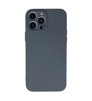 Apple iPhone 13 Pro Max Kılıf Nano içi Kadife Silikon - Gri