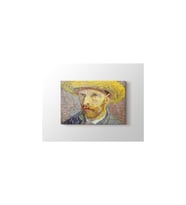 Vincent Van Gogh - Self Portrait With Straw Hat 1887 Metropolitan Tablo - 106040 - 60x80 Cm