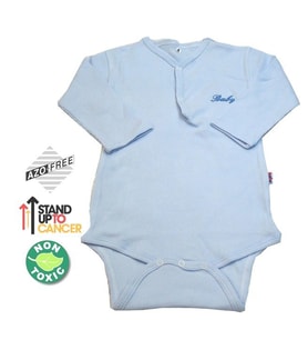 Sema Baby Uzun Kol Kaşkorse Badi (Body) - Mavi 12-18 Ay