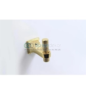 Park Tekli Bornoz Askılığı Gold Parlak Altın 