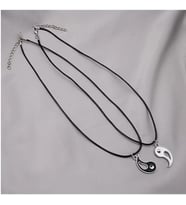 Best friends Ying Yang İkili Arkadaşlık sevgili Kolye