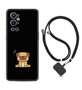 Tecno Spark 9 Pro Kılıf Resimli Boyun Askılı İpli Desenli Silikon Series Uyuyan Köpek 1875