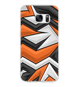 Samsung Galaxy S7 Kapak  Grafiti Tasarımlı Şeffaf Silikon Kılıf