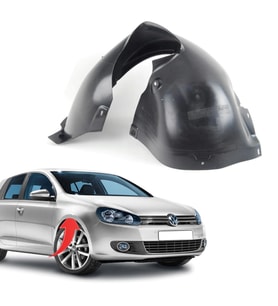 Vw Golf6 Sol Ön Çamurluk Davlumbazı 1.Kalite 2009-2011 5K0805978