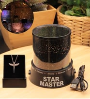 Star Master Gökyüzü Gece Lambasi Kolye HEDİYELİ! (Model 1)