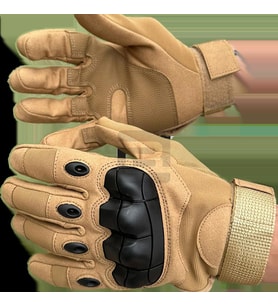 Bushlove Tactical Operatör Full Finger Uzun Taktik Eldiven Desert Bej (Karışık)