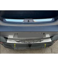 Peugeot 408 Krom Set 2022> 2 Parça Paslanmaz Çelik (Arka Tampon + Bagaj İç Eşiği)