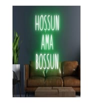 HOŞSUN AMA BOŞSUN Yazılı Neon Tabela